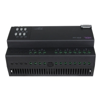 KNX lastre 6CH 10A Dimmer